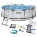 Basen stelażowy ogrodowy Bestway okrągły 366x100 cm zestaw 10w1&nbsp;-&nbsp;Bestway