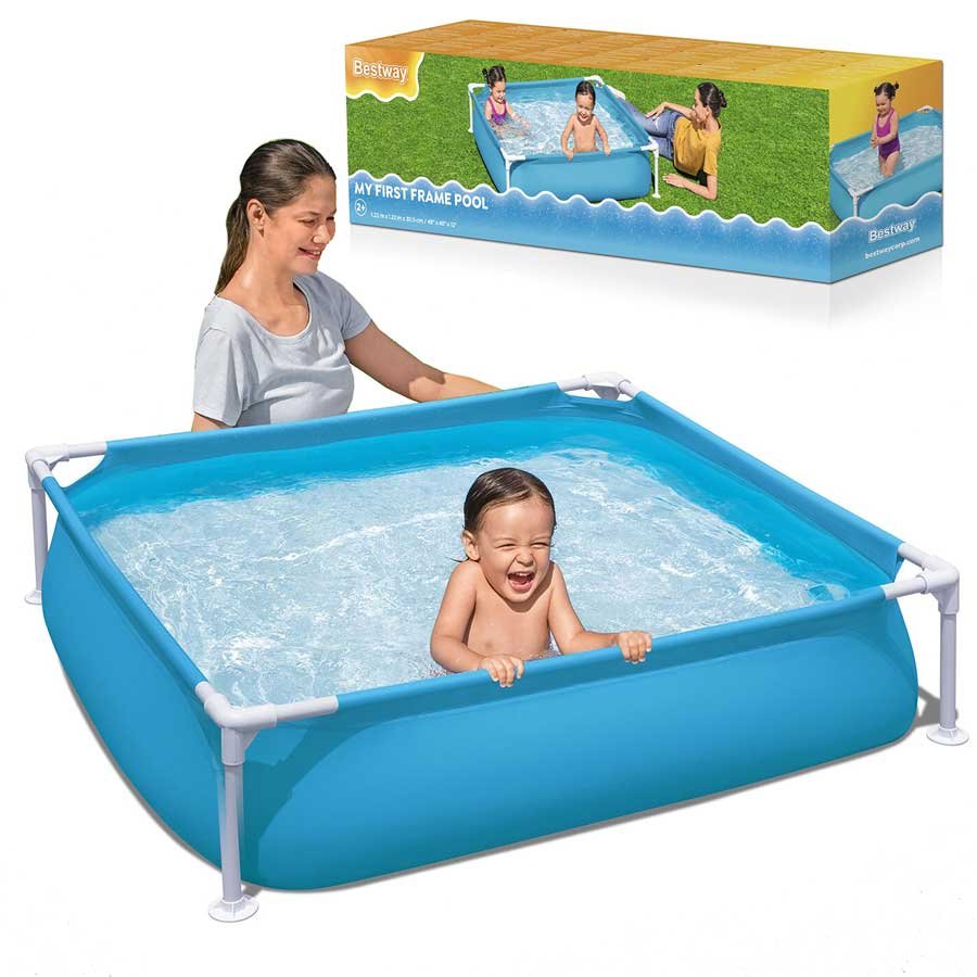 Basen stelażowy ogrodowy dla dzieci, mini basen 122x30 cm Bestway
