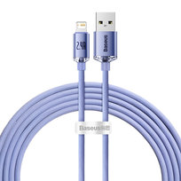 Baseus Crystal Shine Kabel USB - Lightning do Apple iPhone iPad AirPods 2m 2.4A Baseus