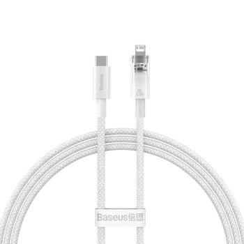 Baseus Explorer Series Kabel Przewód Usb-C – Lightning 20W 1 M Biały - Baseus