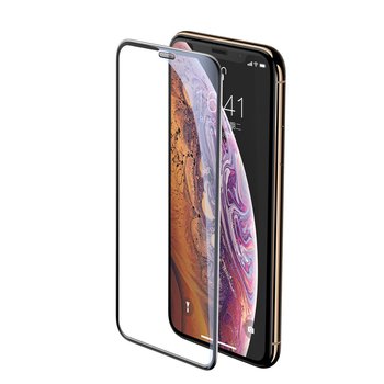 Baseus Full-screen szkło hartowane 3D na cały ekran z osłoną na głośnik Apple iPhone 11 Pro / iPhone XS / iPhone X czarny (SGAPIPH58-WA01) - Baseus