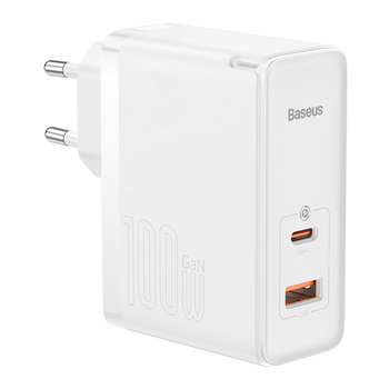Baseus GAN5 Pro Ładowarka sieciowa zasilacz USB-A USB-C PD QC4.0 100W + kabel USB-C - Baseus
