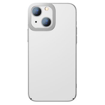 Baseus Glitter Case przezroczyste etui pokrowiec iPhone 13 srebrny (ARMC000312) - Baseus