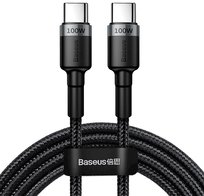 Baseus kabel Cafule PD USB-C - USB-C 2,0 m 5A szaro-czarny 100W Wyswietlacze_PL