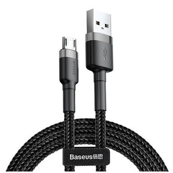 Baseus kabel Micro - USB Nylonowy 1m - Czarny - EtuiStudio