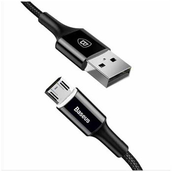 Baseus kabel Micro USB QUICK CHARGE dwustronny - Czarny - EtuiStudio