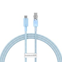 BASEUS kabel Typ C do Typ C Explorer Power Delivery 100W 1m niebieski P10319703311-00 / CB000043