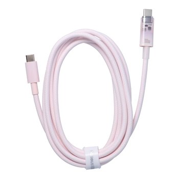 BASEUS kabel Typ C do Typ C Explorer Power Delivery 100W 2m różowy P10319703411-01 / CB000043 - Inny producent