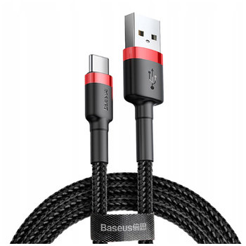 Baseus kabel USB Typ-C QUICK CHARGE 3.0 - Czarno-Czerwony - EtuiStudio