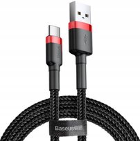 BASEUS Krótki Kabel USB USB-C 0,5m 50cm do Szybkiego Ładowania Android Auto Baseus
