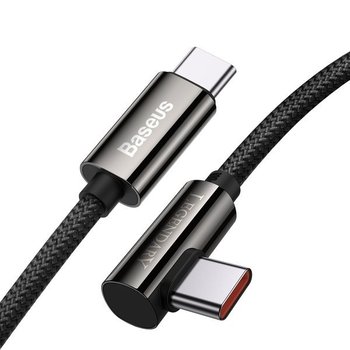 Baseus Legend Series Kabel kątowy USB-C Type-C 100W 20V/5A 1m z diodą LED Power Delivery QC 4.0 - Baseus