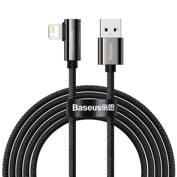 Baseus Legend Series Kabel kątowy USB - Lightning 2.4A 1m z diodą LED do iPhone - Baseus