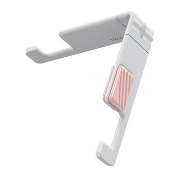 Baseus Let''s go mini podstawka uchwyt stojak na telefon tablet biały (SUPM-24) - Biały || Różowy - Baseus