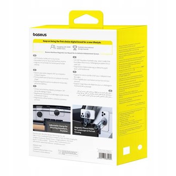 BASEUS MAGNETYCZNY UCHWYT SAMOCHODOWY MAXVIEW DO EKRANU MULTIMEDIALNEGO POJ - Baseus