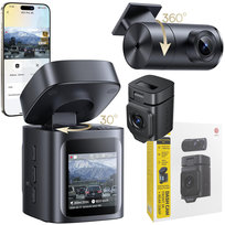 Baseus PrimeTrip VD1 | Wideorejestrator Kamera Samochodowa Przód 3K HD + Tył 1080p | GPS Wi-Fi do Uber Bolt
