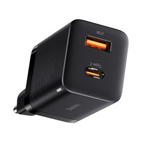 Baseus Super Si Pro Ładowarka sieciowa USB-C USB-A 30W PD QC3.0 do iPhone 13 12