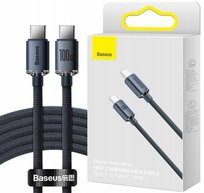 BASEUS Szybki Kabel USB typ C USB-C 2m 100W Fast Szybkiego Ładowania Czarny Baseus