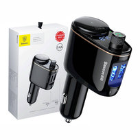 Baseus, Transmiter samochodowy Baseus bluetooth MP3 S-06 (czarny) Baseus