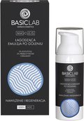 BasicLab, Emulsja po Goleniu, Nawilża i Regeneruje skórę twarzy | Pojemność: 50 ml&nbsp;-&nbsp;BasicLab