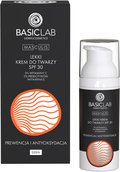 BasicLab, Krem przeciwsłoneczny dla mężczyzn, Krem SPF 30 do opalania | Pojemność: 50 ml&nbsp;-&nbsp;BasicLab