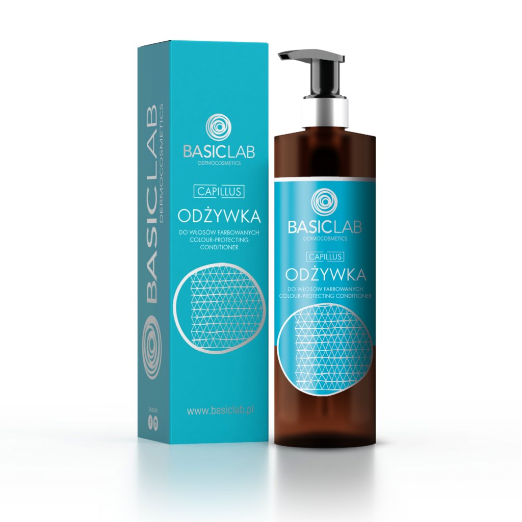 BasicLab, Odżywka do włosów farbowanych Pojemność 300 ml Sklep