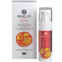 BasicLab, Przeciwzmarszczkowe serum na noc, Serum z retinolem i wit. C, 30 ml BasicLab