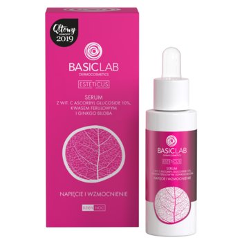 BasicLab Serum do twarzy z witaminą C, Napięcie i wzmocnienie, 30 ml - BasicLab