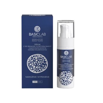 BasicLab, Serum z trehalozą 10% i 5% peptydem, Nawilżenie i Wypełnienie | Pojemność: 30 ml - BasicLab