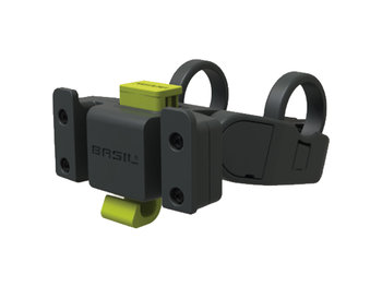 BASIL HANDLEBAR HOLDER FOR KLICKFIX PLATES Wspornik mocujący do kierownicy śr.25-31,8mm system mocowania kosza odpinany BAS-70177 - Basil