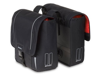 Basil, Sakwa podwójna, Sport Design Double Bag Universal Bridge System, czarny, 32L - Basil