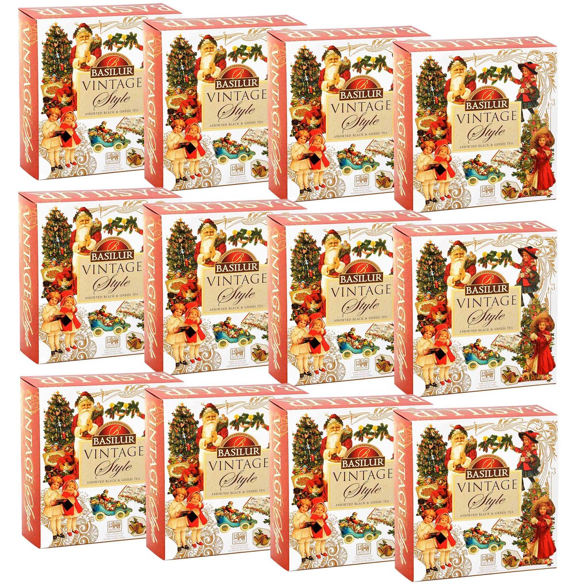 BASILUR Vintage Style Assorted Mieszanka herbat owocowych w saszetkach ...