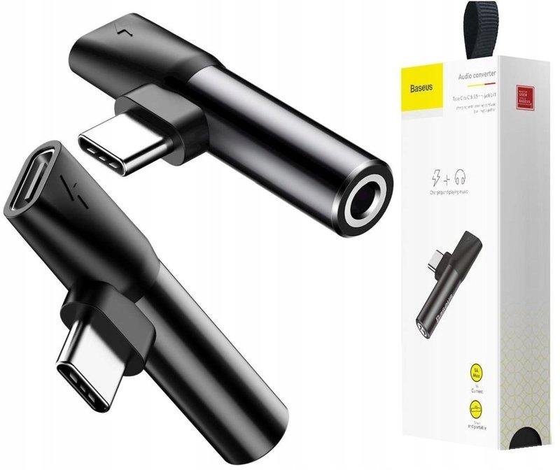 BASUES Adapter Przejściówka Audio USB USB-C AUX Jack do Słuchawek Telefonu