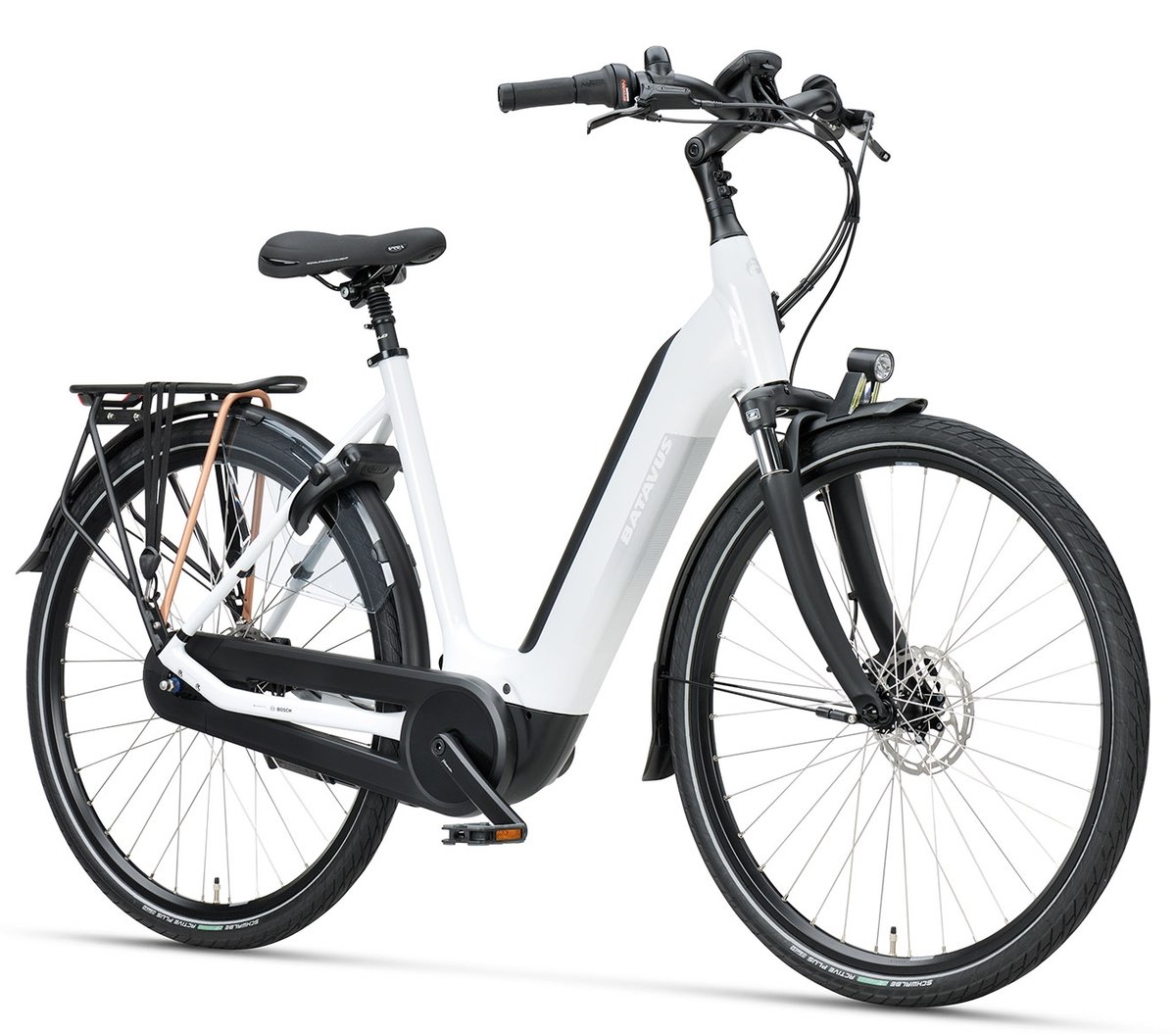 Batavus, Rower elektryczny, Finez Ego Power, 28", biały Batavus