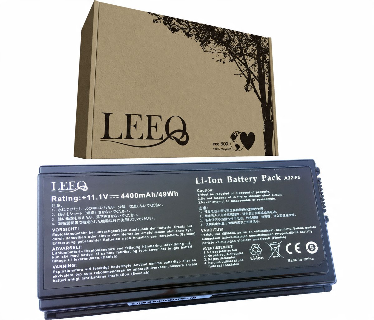 vhbw Batería Compatible con ASUS Serie F5 y ASUS Pro 5-, 50-, 55-, 58