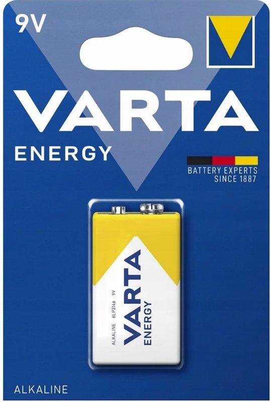 Bateria Alkaiczna VARTA ENERGY 9V 6LR61 6LF22 MN 1604