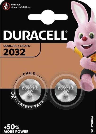 Bateria alkaliczna 2032 DURACELL 3V, 2 szt.