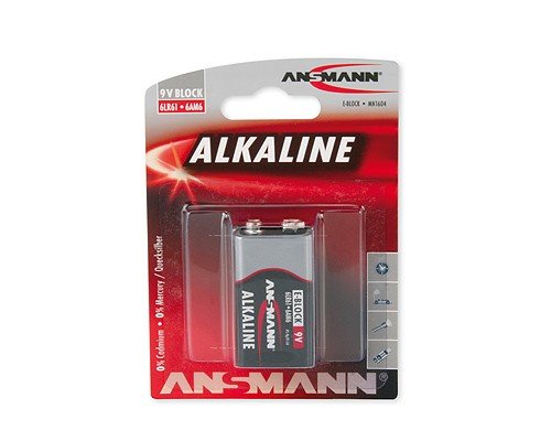 Bateria alkaliczna 6LR61 ANSMANN Red, 1 szt.