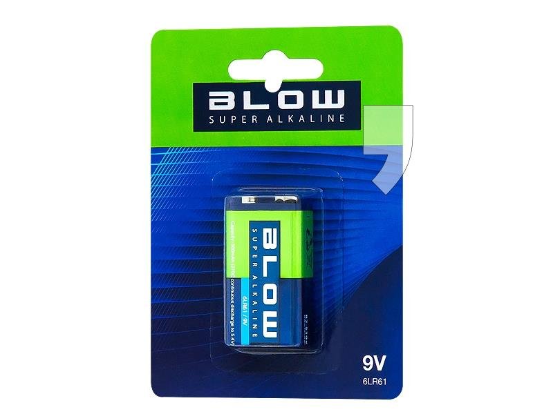 Bateria alkaliczna 9 V BLOW Super Alkaline 6LR61