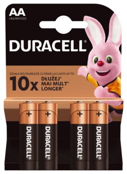 Bateria Alkaliczna Aa Duracell Basic Lr6/Mn1500, 4 Szt. - Duracell