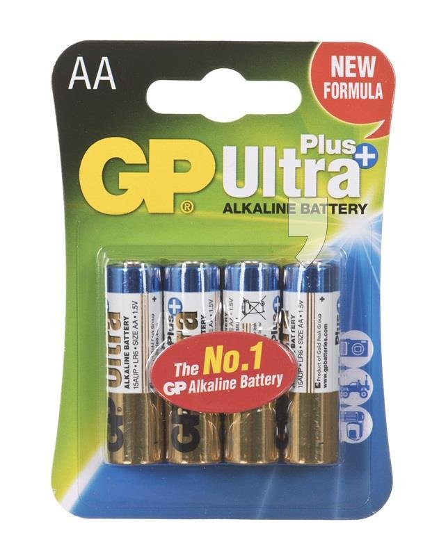 Bateria alkaliczna AA GP BATTERY 15AUP-U4, 1.5 V