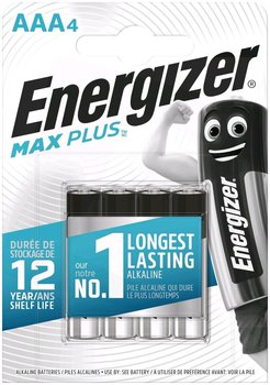 Bateria alkaliczna AAA ENERGIZER Max Plus LR03, 4 szt. - Energizer