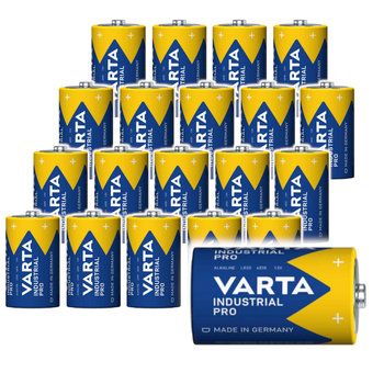 Bateria alkaliczna D VARTA Industrial LR20 4020, 20 szt. - Varta