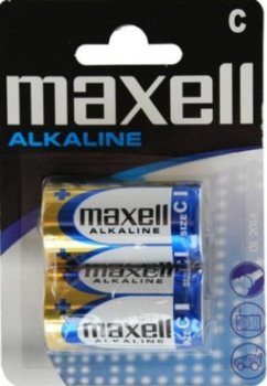 Bateria alkaliczna LR14/C MAXELL Alkaline, 2 szt. - Maxell