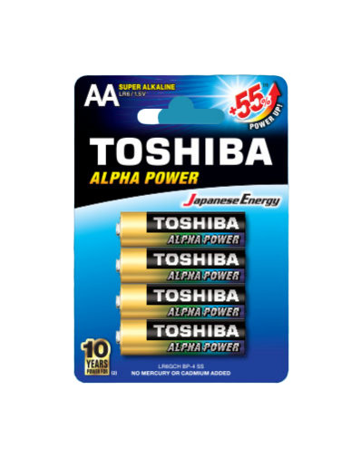 Zdjęcia - Bateria / akumulator Toshiba Bateria alkaliczna  LR6GCH BP-4, 4 szt. 