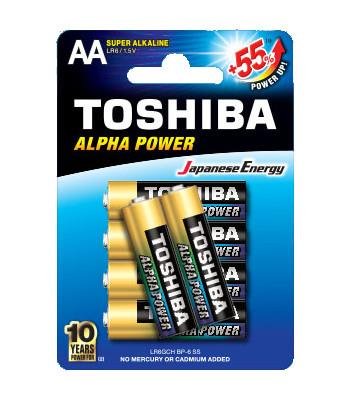 Zdjęcia - Bateria / akumulator Toshiba Bateria alkaliczna  LR6GCH BP-6, 6 szt. 
