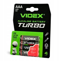 Bateria alkaliczna Videx AAA (R3) 4 szt.