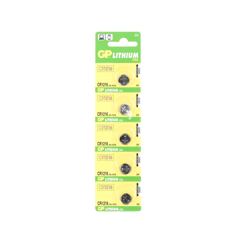 Bateria CR1216 GP BATTERY CR1216-U5, Li