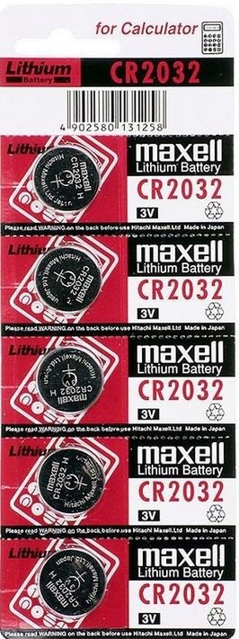 Bateria Cr2032 Maxell Lithium Battery, 5 Szt.