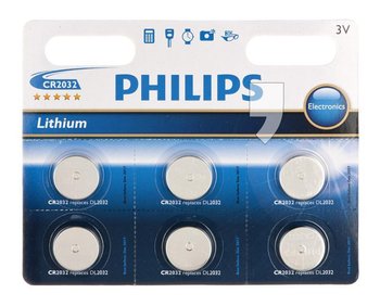 Bateria CR2032 PHILIPS CR2032P6/01B 6 szt. - Philips