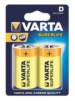 Bateria cynkowa D VARTA Superlife BAVA 2020, 2 szt. - Varta